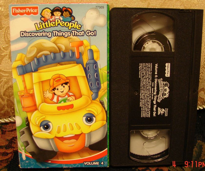 Little People DISCOVERING THINGS THAT GO Vhs V.4 Rare $3 Ships 1 $5 on ...