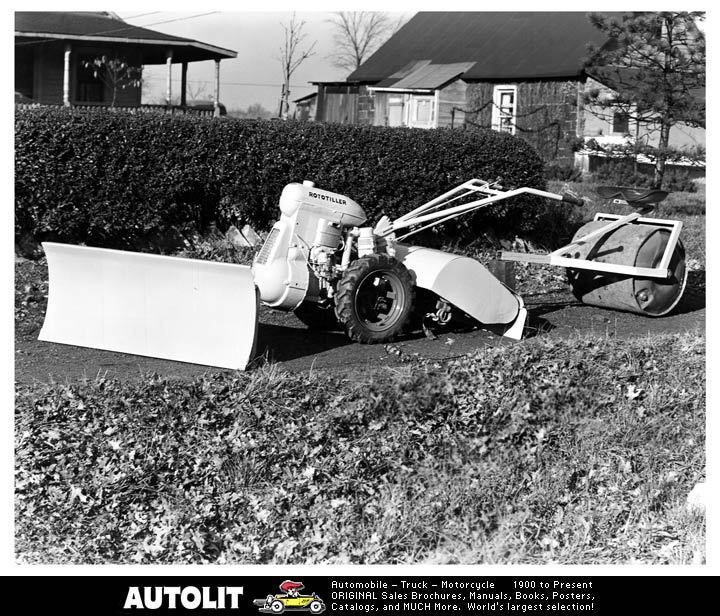 1946 Kaiser Frazer Rototiller Factory Photo  