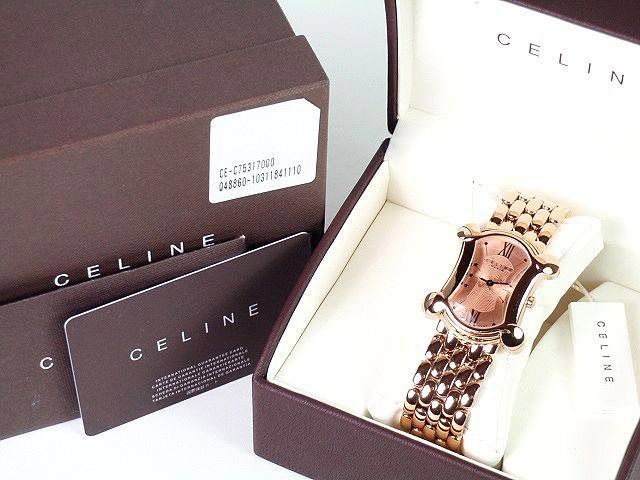 Celine, Rose Gold, SWISS Made, Quartz, S/STEEL Watch, in 