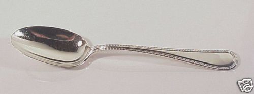 Theodore B Starr Sterling Oval Soup Dessert Spoon  