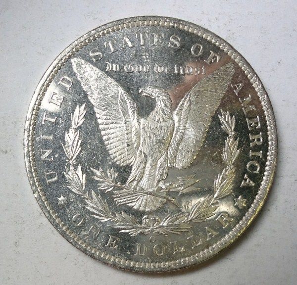 1885 O MORGAN DOLLAR CHOICE BU DMPL  