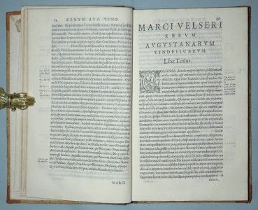 1594 WELSER FIRST EDITION OF THE HISTORY OF AUGSBURG  