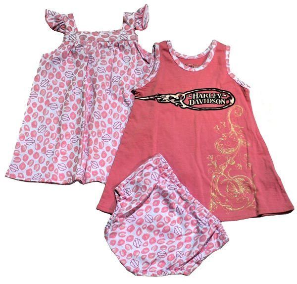 HARLEY DAVIDSON® GIRLS SUNDRESS WITH TANK & BOTTOMS SIZES 12M 24M 