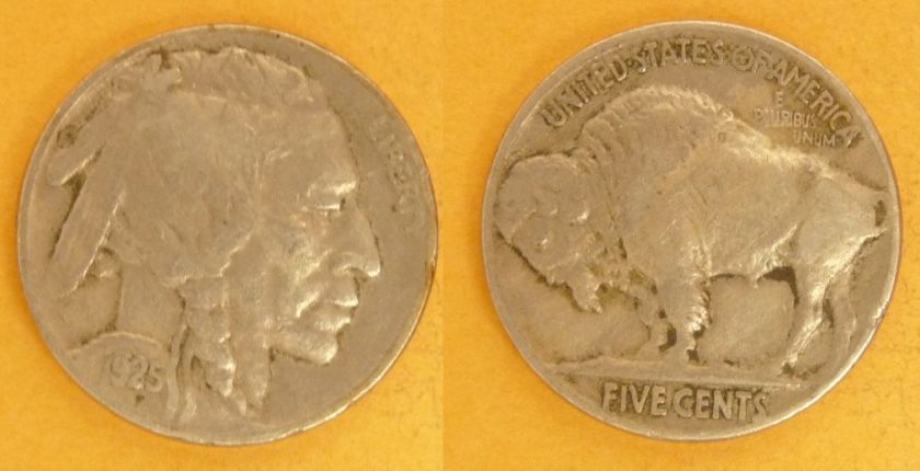 Buffalo Nickel1925 VF  