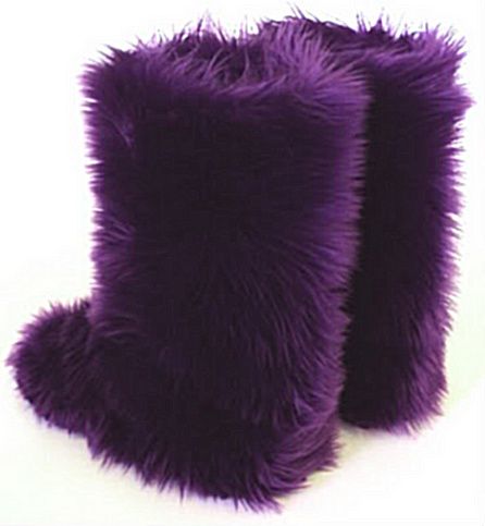 Everyone can have boot covers, but you can get furry boots here 