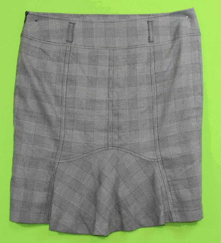 Cute Apt 9 sz 18 Womens Herringbone Skirt Black White KJ79  