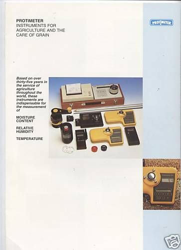 1995 PROTIMETER INSTRUMENTS BROCHURE  