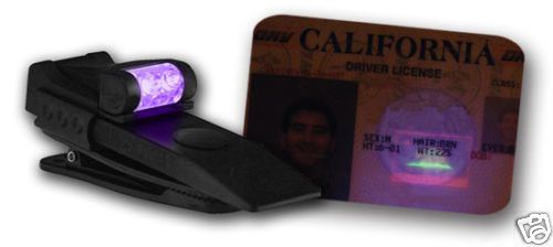 QUIQLITE PRO ULTRAVIOLET / WHITE LED CLIP HANDS FREE  