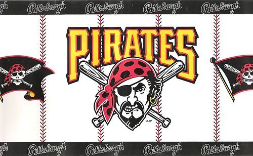 PITTSBURGH PIRATES MLB WALLPAPER BORDER  