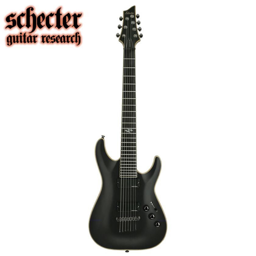 Schecter Blackjack ATX C 7 Aged Black ABSN C7 *NEW*  