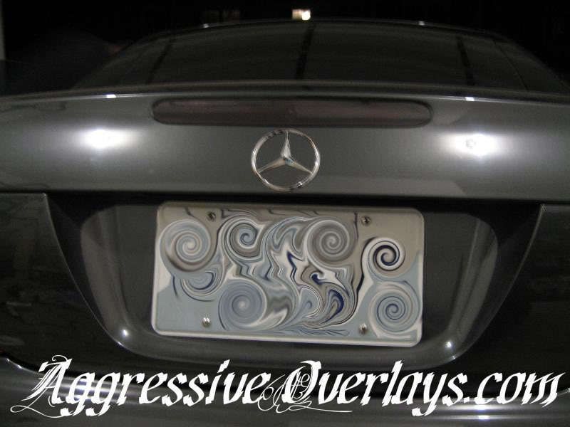 Mercedes Benz SL500 SL55 Tinted 3rd Brake Light Overlay  