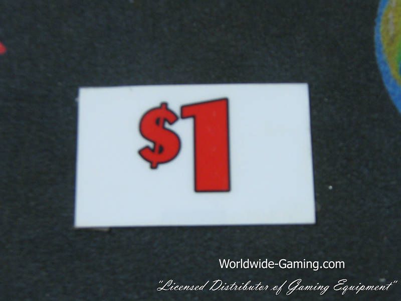 IGT 1 DOLLAR DENOMINATION STICKER   In Stock  