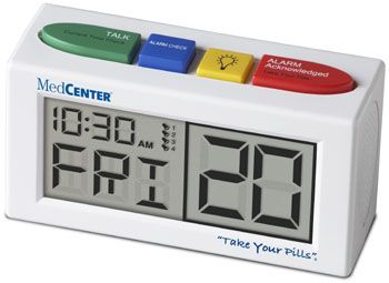 MedCenter Talking Alarm Clock  