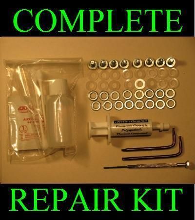 XBOX 360 Repair Kit Complete Opening Tool Arctic Silver Alumina