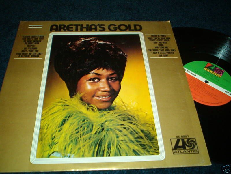 ARETHA FRANKLIN Arethas Gold LP Atlantic #SD 8227 VG++  