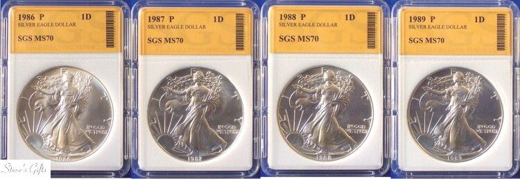 1986 2011 SILVER EAGLE SET   26 GEM UNC EAGLES  