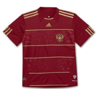 Adidas Russia Russian RFU Soccer Jersey Youth L  