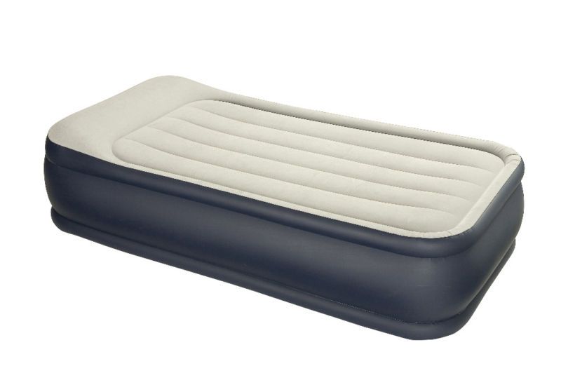 New Intex Twin Raised Airbed Air Mattress Bed w/ Pump  