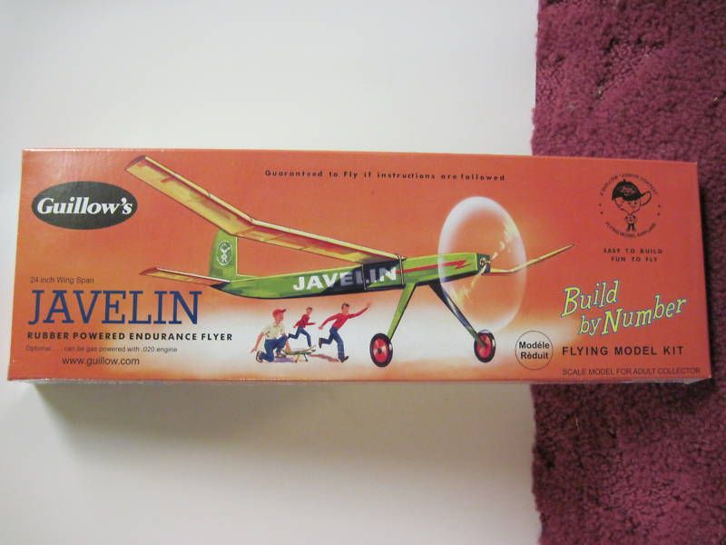 rc airplane parts JAVALINE RUBBER POWERED MODEL  