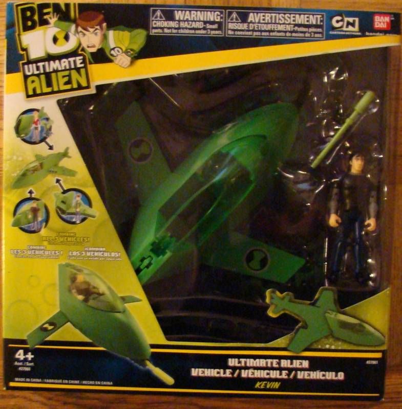 Kevin Levin Ben 10 Ten Ultimate Alien Vehicle Plane  