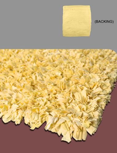 Premium Jersey Cotton Shag Rug 30 X 50 (YELLOW)  