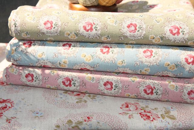 Anna Rose Luxury Linen Natural 4 Color Sewing Fabric For Deco 1Color 