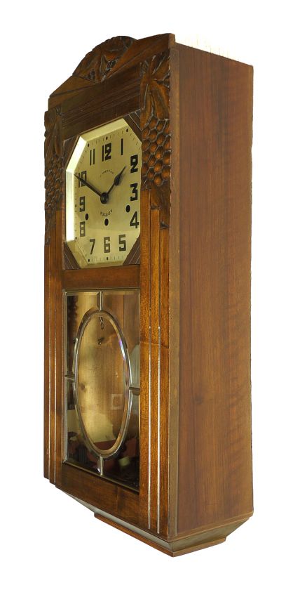 Antique German Kienzle Keyhole wall clock at 1900  