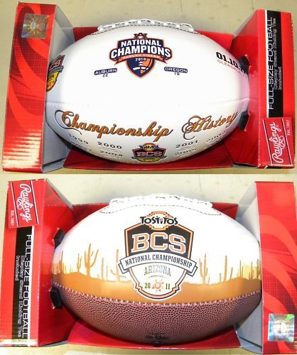 AUBURN TIGERS BCS NATIONAL CHAMPIONS RAWLINGS FOOTBALL  