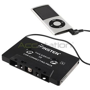 new generic insten universal car audio cassette adapter black quantity 