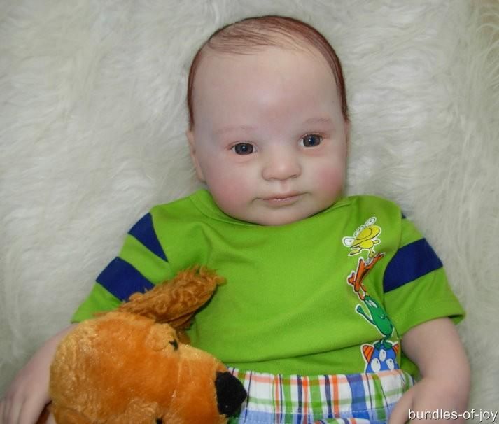 Reborn Baby Boy from Holly Sculpt Donna Rubert Bundles of Joy Nursery 