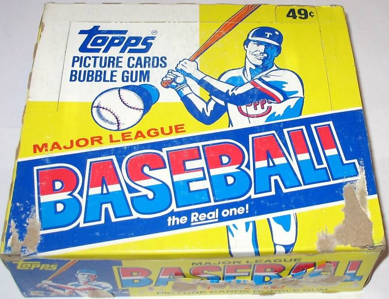 1983 TOPPS BASEBALL CELLO BOX   24 PACKS  