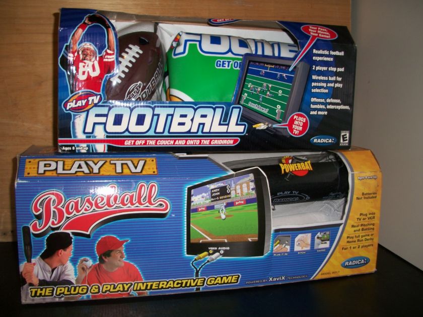 SPORTS GAMES ,2, PLUG & PLAY, BASEBALL & FOOTBALL, SPORTS, TELEVISION 