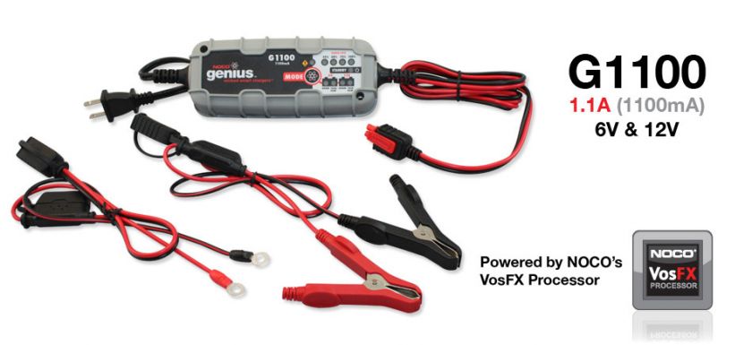 Noco Genius G1100 Smart Battery Charger 6v/12v RV Trailer  