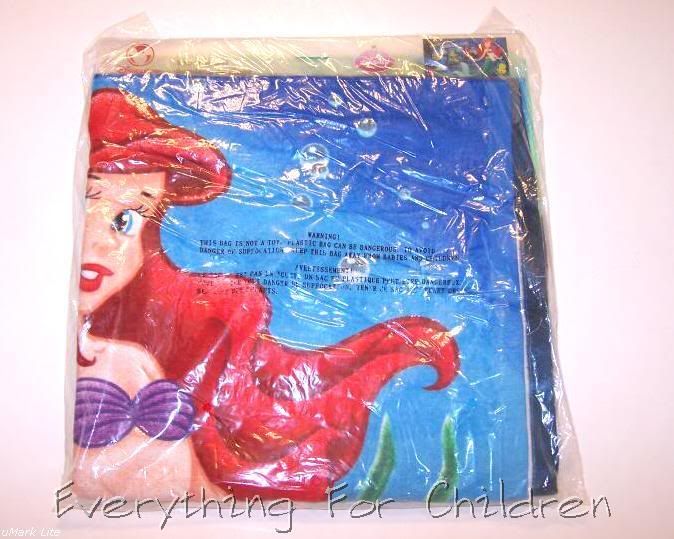 DISNEY Beach Towel Little Mermaid Nemo Cars pool bath  