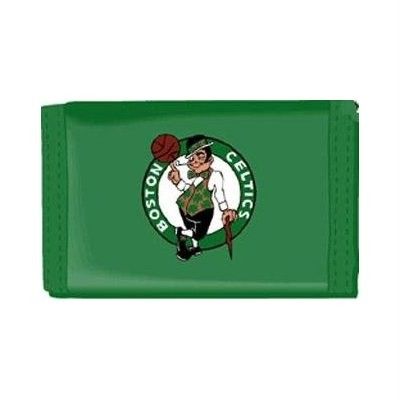 BOSTON CELTICS TEAM LOGO NYLON TRI FOLD WALLET  