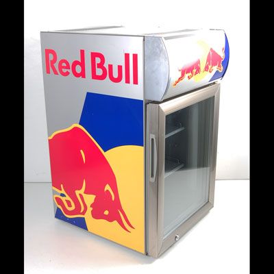 RED BULL Baby Cooler Mini Counter Top Refrigerator Mode Model VV2 