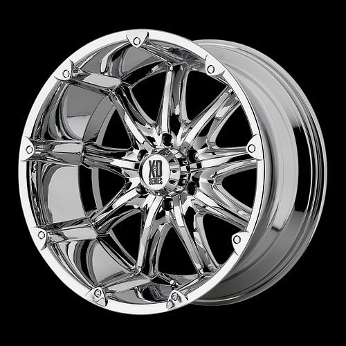 XD Badlands Chrome 18x9 Chevy Ford Dodge GMC Jeep  