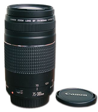 Canon EF 75 300mm III Lens Digital Rebel XS T1i T2i T3i 4960999214078 
