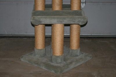 CAT TOWER CUSTOM SCRATCHING POST & CLIMBING HOUSE 66H X 30W  5 