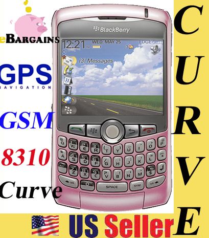 NEW RIM Blackberry 8310 Curve Smartphone Cell Phone (AT&T) PINK 