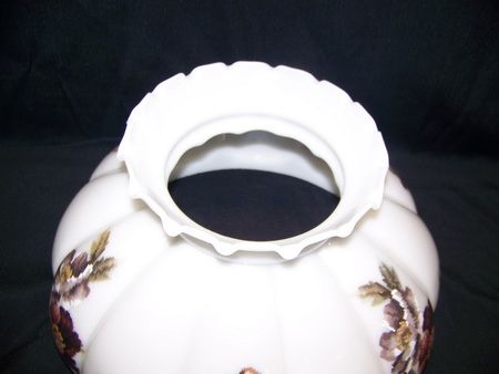 14 WHITE FLOWERD GWTW CHANDELIER LAMP SHADE  