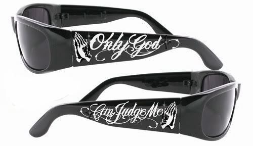 City Locs Only God Can Judge Me Chopper Sunglasses 89  