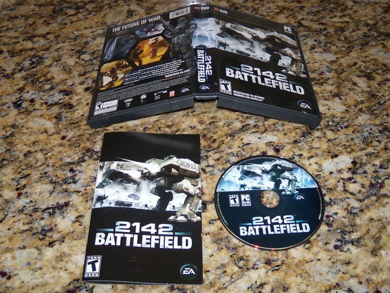 2142 BATTLEFIELD PC XP COMPUTER GAME EXCELLENT COMPLETE  