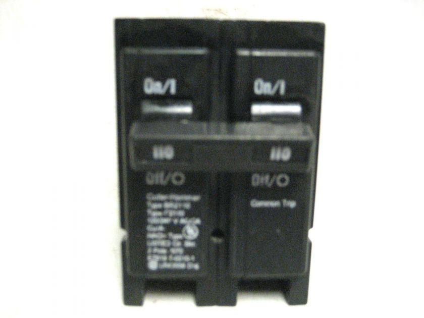 CUTLER HAMMER 100 AMP 2 POLE BR2110 CIRCUIT BREAKER TT 33  