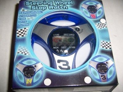 DALE EARNHARDT 3 NASCAR STEERING WHEEL STOP WATCH HOME  