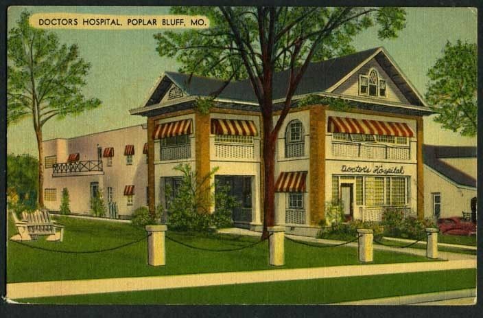 DOCTORs HOSPITAL Poplar Bluff Missouri LINEN AD  