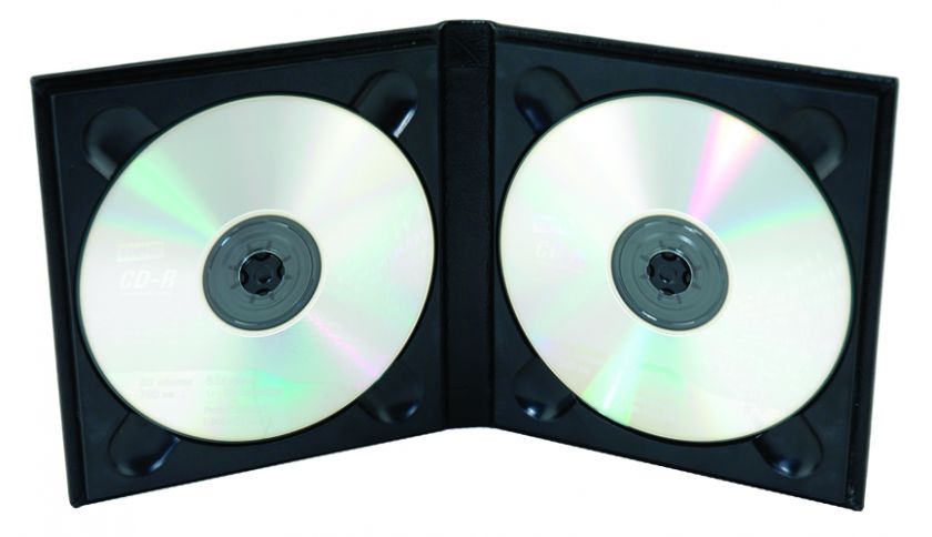 NEIL Enterprises 187DB Deluxe Double CD/DVD Folio  