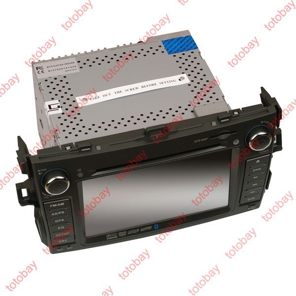 HD Car DVD Player GPS For Toyota Corolla 2007   2009  