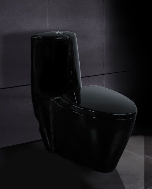 Ariel Twilight 328BLK European Black Modern Toilet Unit  