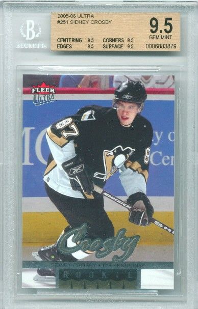 2005 06 Ultra Sidney Crosby Rookie Graded BGS 9.5 *79  